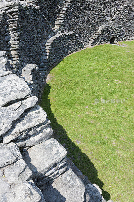 Staigue Stone Fort在Kerry县，爱尔兰